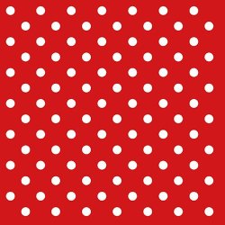  Servietten Dots Red 33x33, 20 Stück