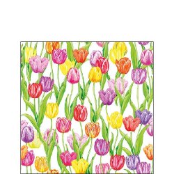  Servietten Magic Tulips 25x25, 20 Stück