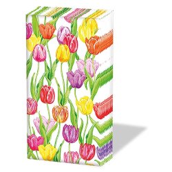  Taschentücher Magic Tulips, 10 Stück