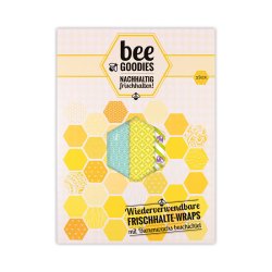 beeGoodies Bienenwachstücher , 3-er Pack , verschiedene Designs