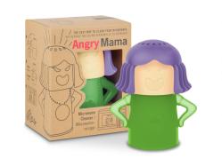  Angry Mama, lila+grün, Mikrowellenreiniger, A005154