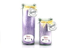 Mini-Jumbo Duftkerze im Weckglas, Lavendel, 307042