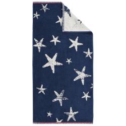 Handtuch Starfish navy, 50x100cm
