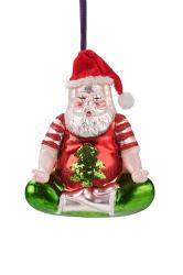 Hänger meditierender Santa, rot/grün 1066601060