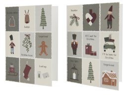Weihnachtskarte, 09000-99, 2-seitig