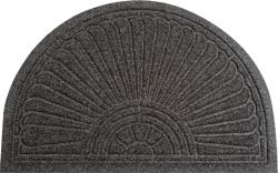Fußmatte DUNE Halfmoon dark grey 55x85 cm, 057614