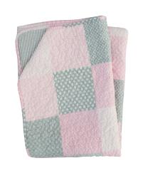 Decke / Quilt pink patchwork, QT131
