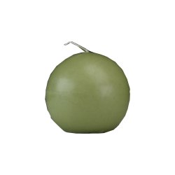 Paraffin Kugelkerze 7 cm in grün