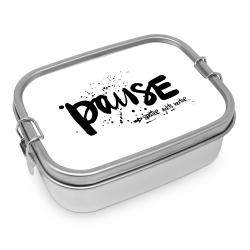 Steel Lunchbox Pause, Brotdose, 491340