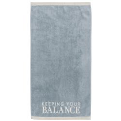 LIVING Bad Handtuch mittel, Keeping your Balance, blau, 13870