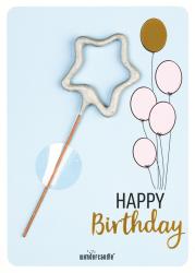 mini wondercard Happy Birthday Stern